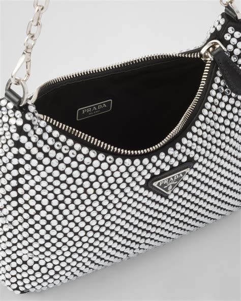 Prada re edition crystal bag